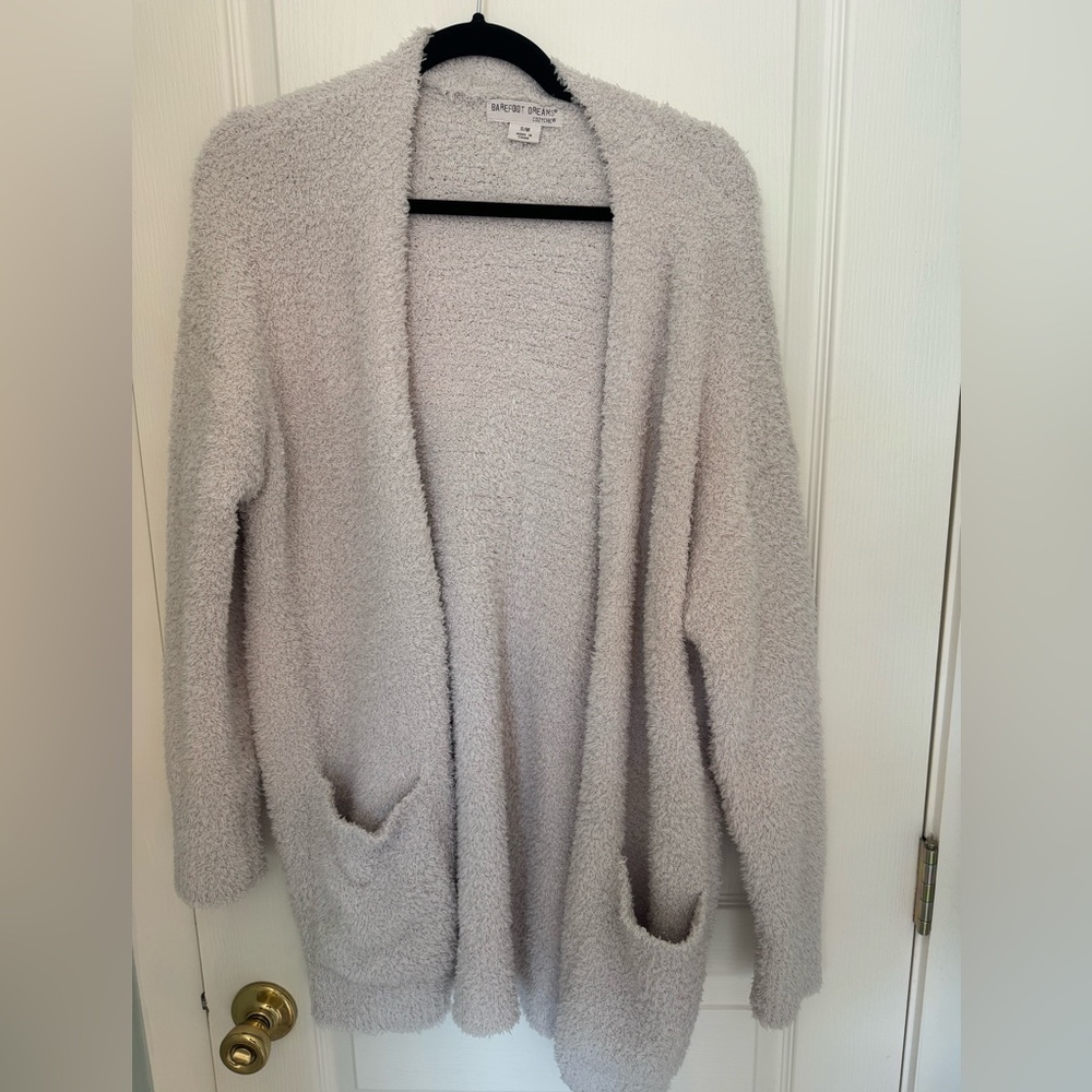 Barefoot Dreams Women's CozyChic Cardigan in Cream